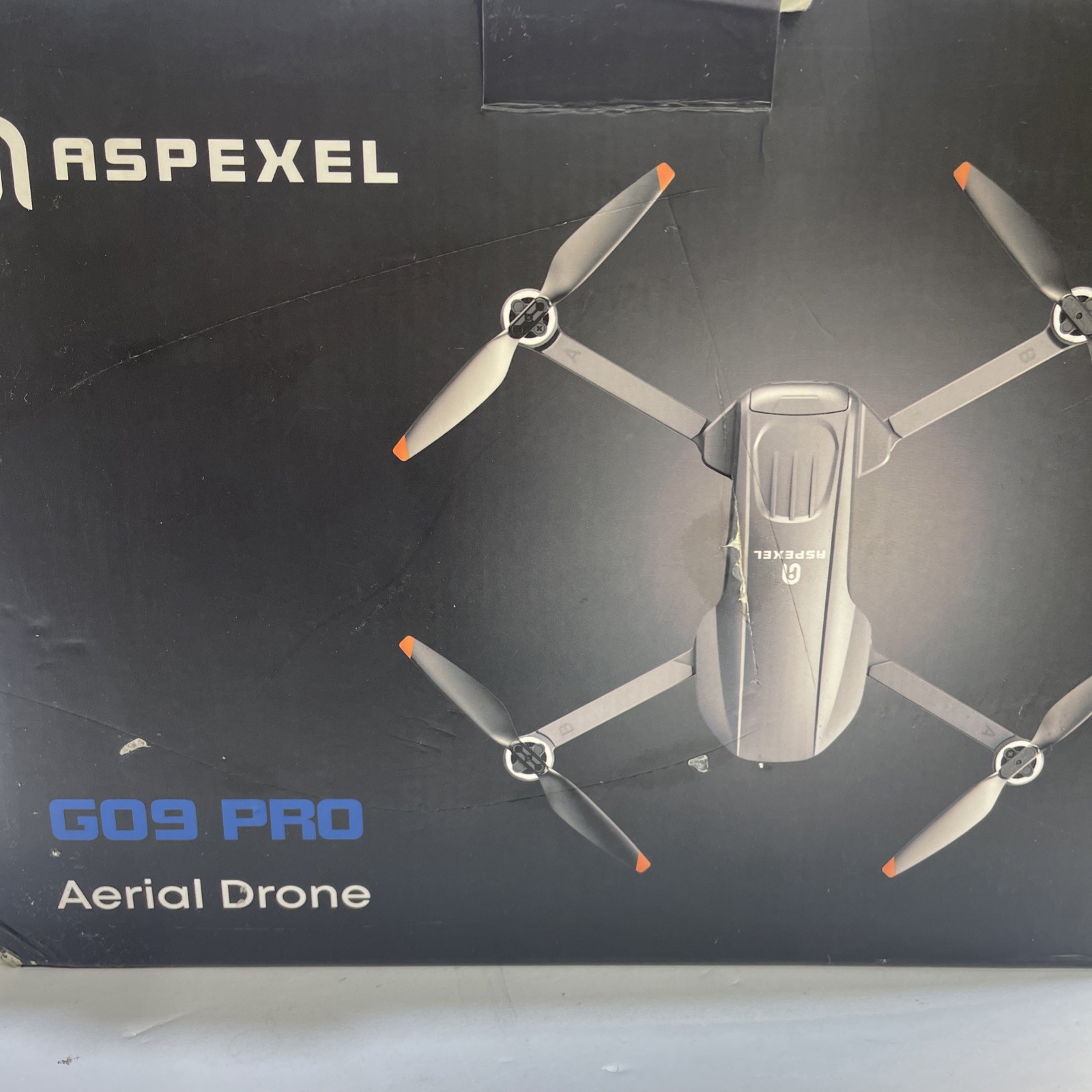 NEW Aspexel G09 Pro Gray Portable GPS Aerial Mini Drn W/Cse and batteries.