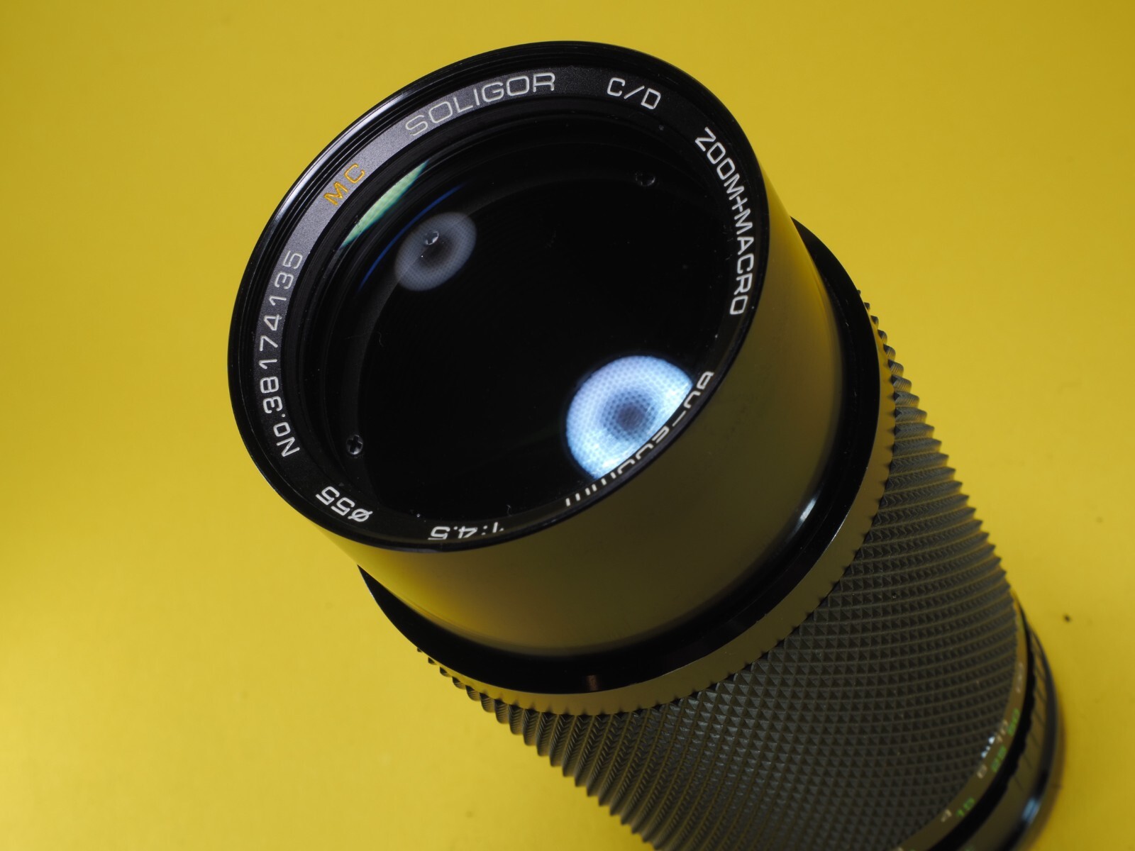 Soligor 80-200mm f4.5 One Touch Telephoto Zoom Macro Lens Konica AR Mount