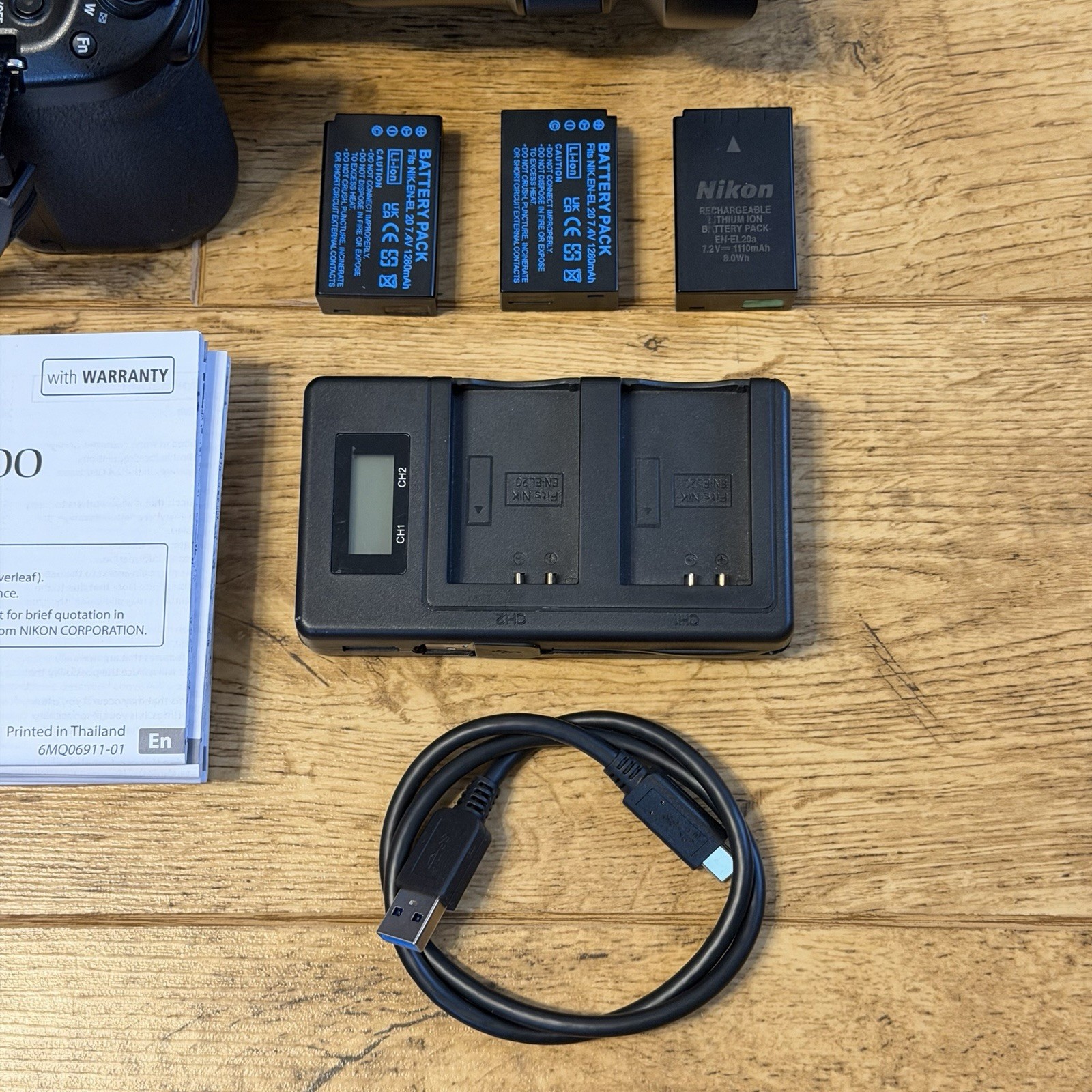 Nikon Coolpix P1100 125x 24-3000 mm Superzoom Bridge Camera with Spare Batteries