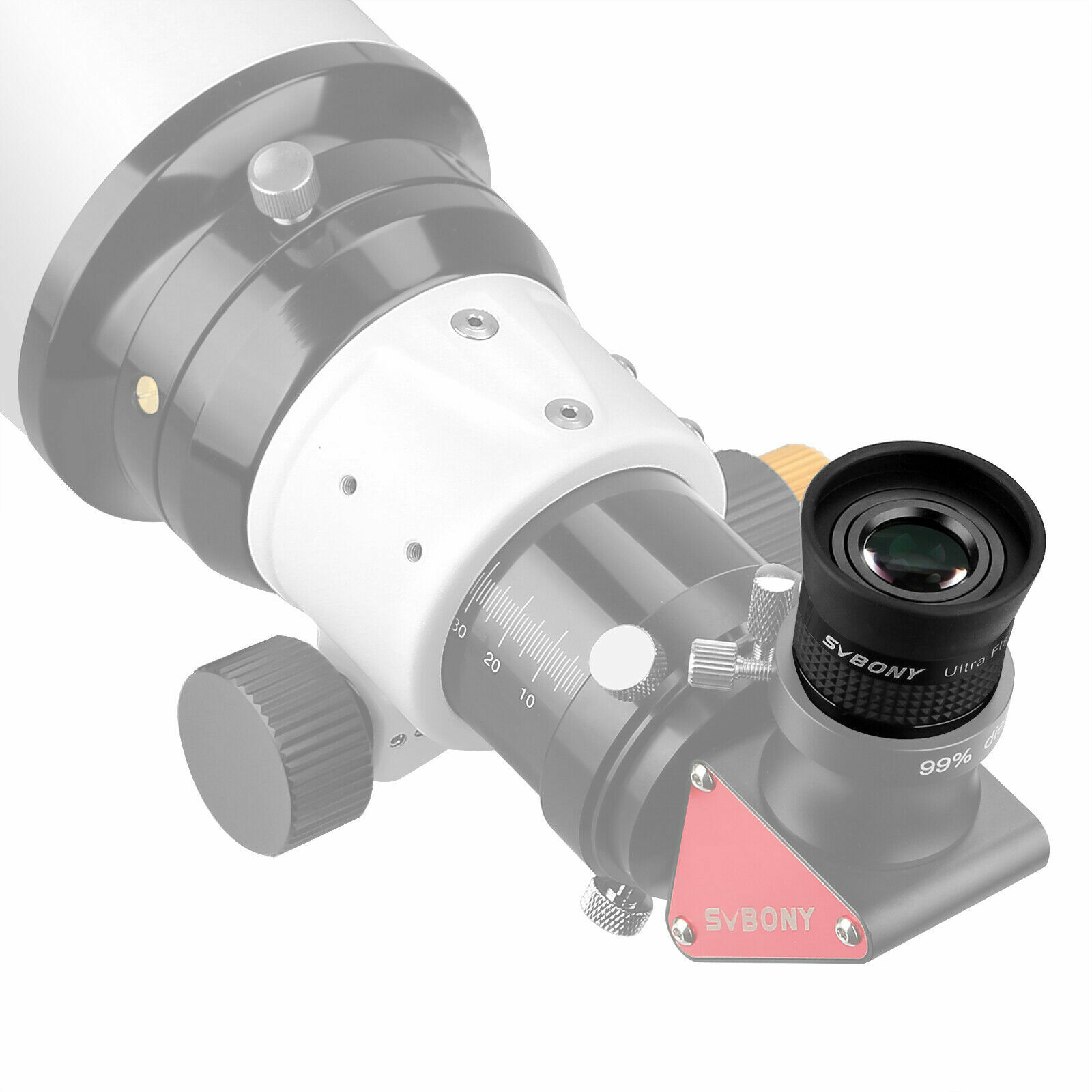 SVBONY SV190 Ultra Flat Field Telescope Eyepiece 1.25” UF10mm Fully Multi-Coated