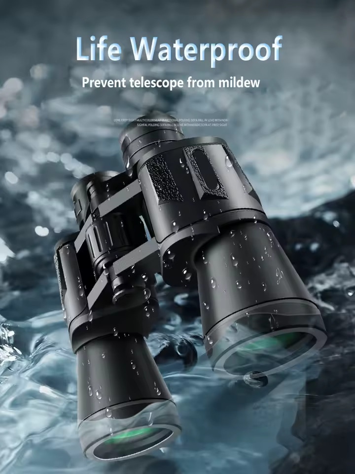 50000M German Military 20X50 Zoom HD BAK4-Prism Powerful Binoculars Long Range