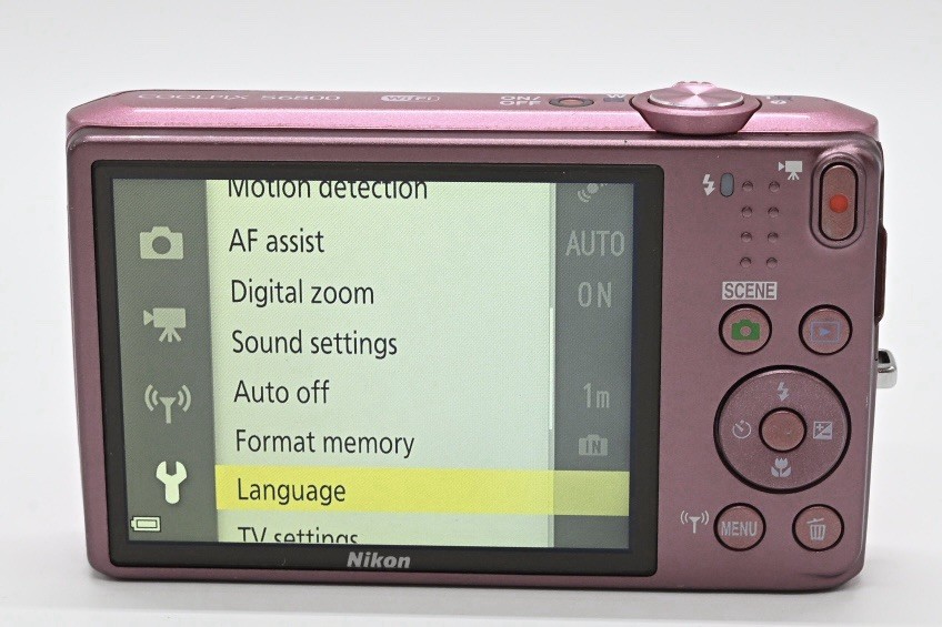 [Near Mint] Nikon Coolpix S6800 Pink 16.0MP 12x Digital Camera from Japan