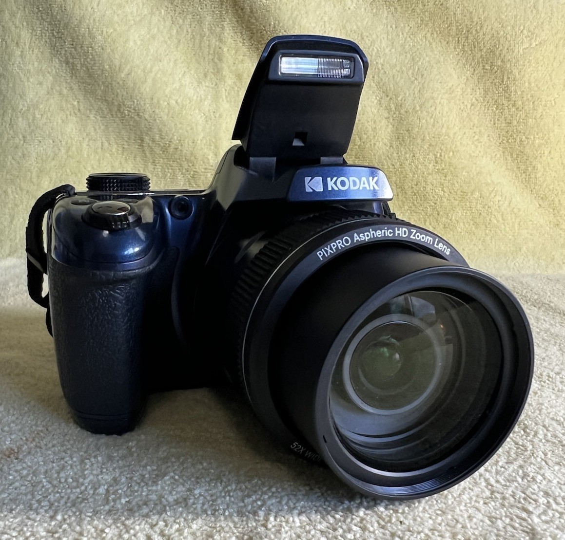 Kodak PIXPRO AZ528 16MP 52x Optical Zoom Digital Camera – Blue – Bundle- Wi-Fi