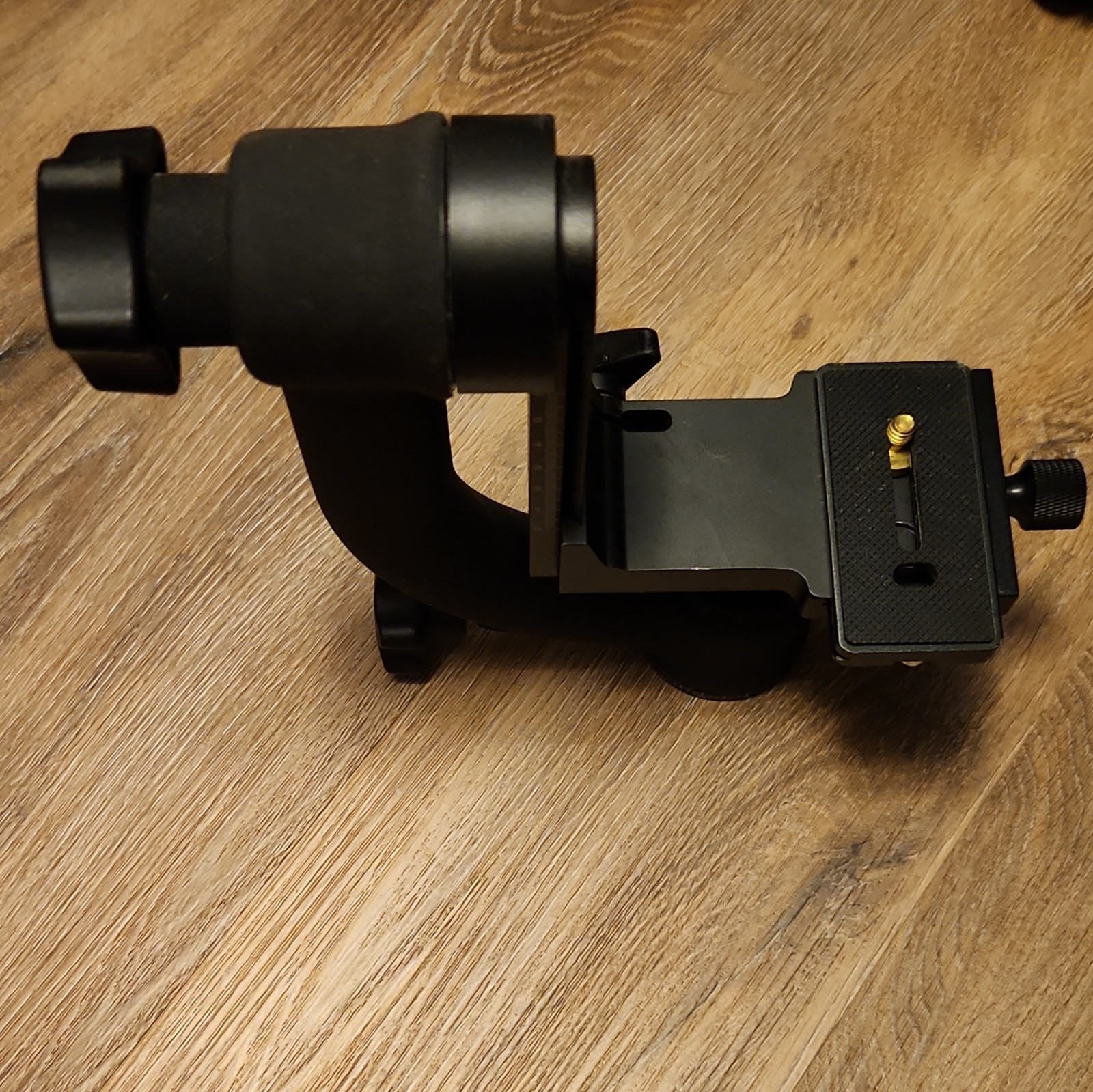 Camera Gimbal Tripod Head w/ Quick Release Plate, 360° Rotation, Level