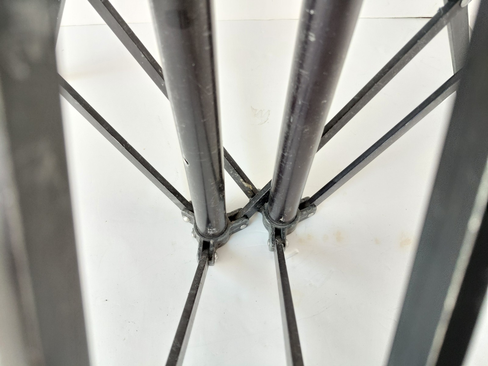 Photography 9’Ft “Pick Stands”_ (2X )Pro Grade 3 Section Black Alum.Tripod Base