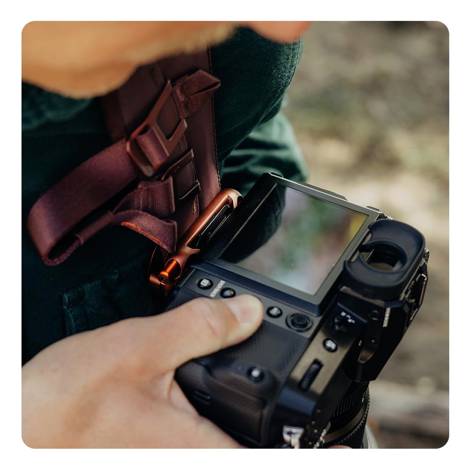 Peak Design Capture Camera Clip V3 Kelp – DSLR & Compact