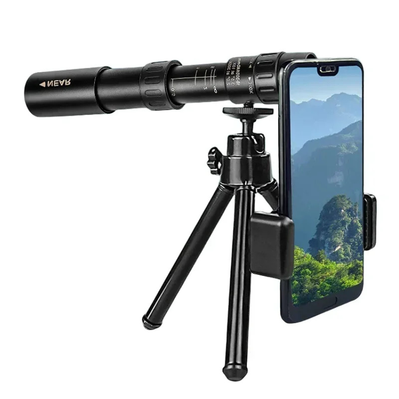 10-300X Zoom HD Portable Strong Binoculars Long Range Professional Spyglass Mono