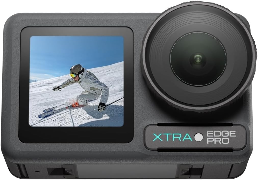 Xtra Edge Pro Action Camera,4K Night Video,Waterproof Vlog Camera,Smart Tracking
