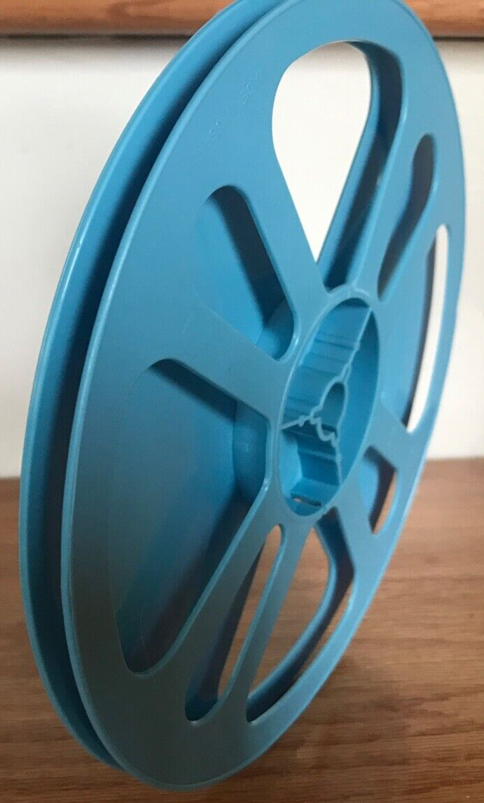 SUPER-8 400 ft. Blue Plastic Movie Film Reels – BRAND NEW 5-Reel Pack Super 8mm