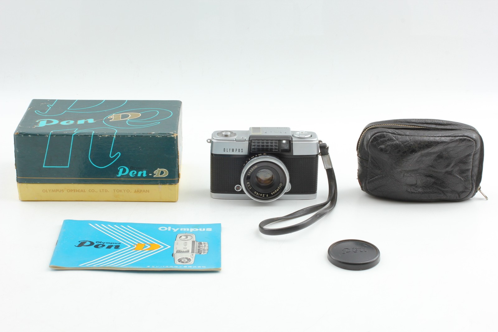 [NEAR MINT] Olympus Pen D 35mm Half Frame Film Camera From JAPAN