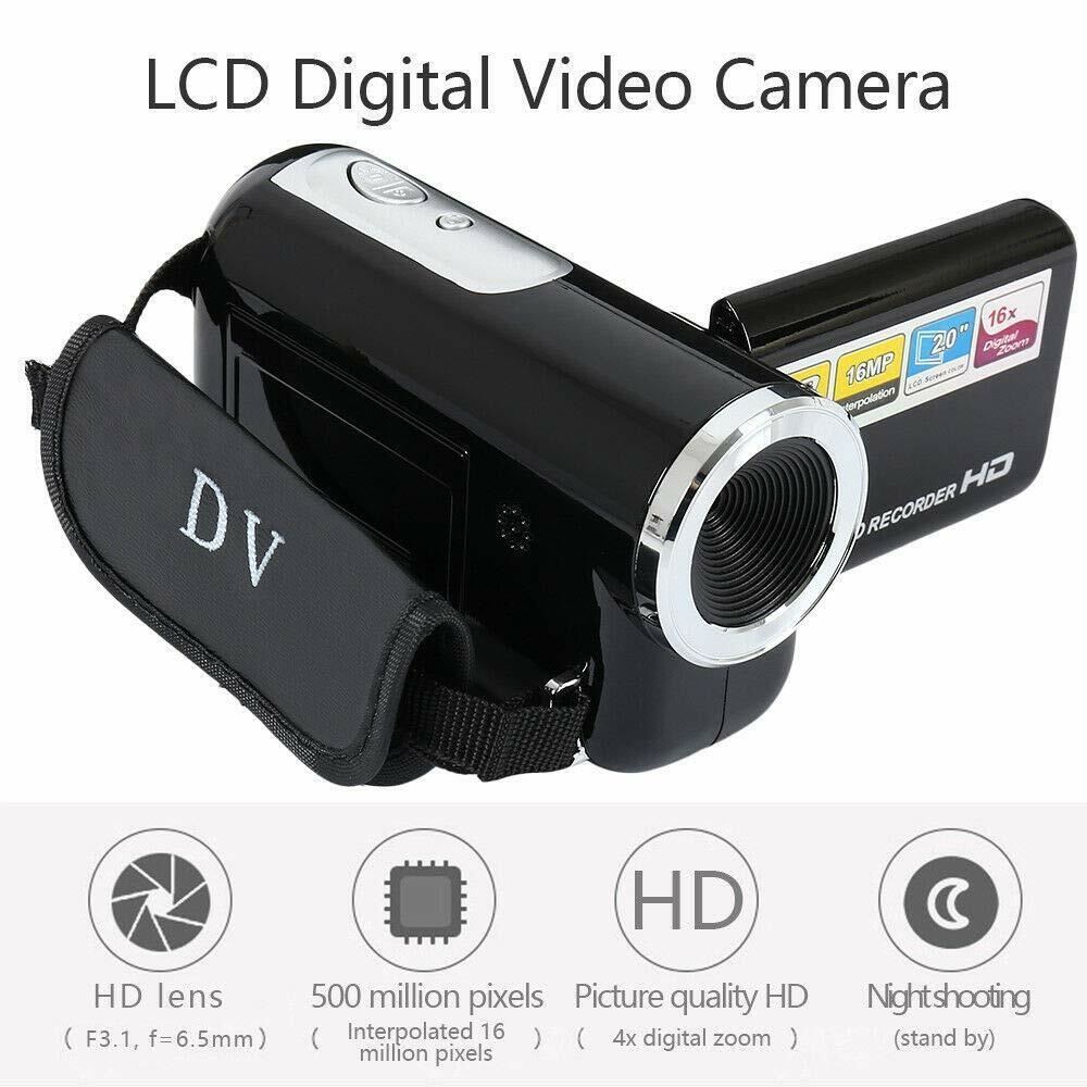 1080P HD Camcorder Digital Video Camera TFT LCD 24MP 16X Zoom DV AV Night Vision