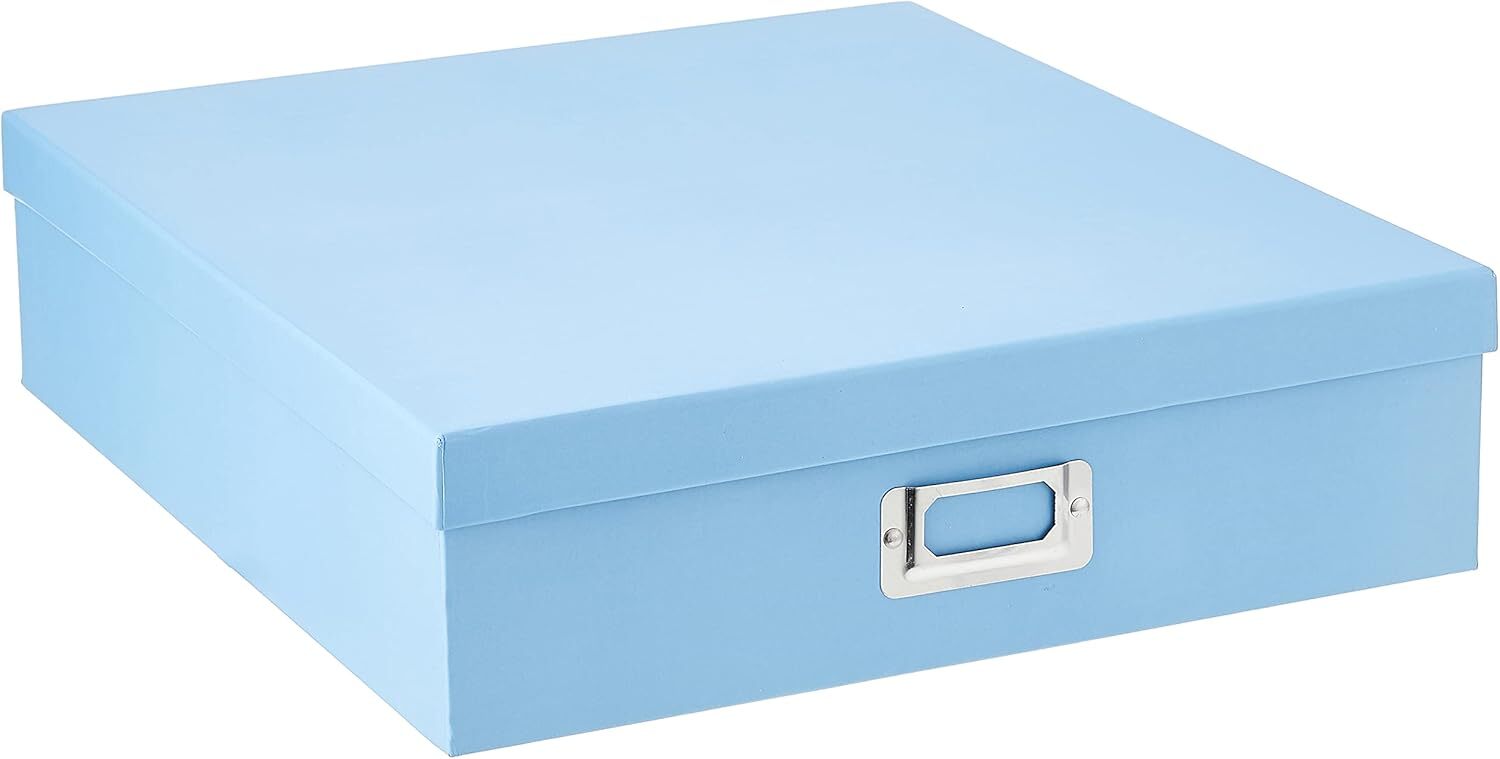 Pioneer Scrapbooking Storage Box – Sky Blue (Same Shipping Any Qty)
