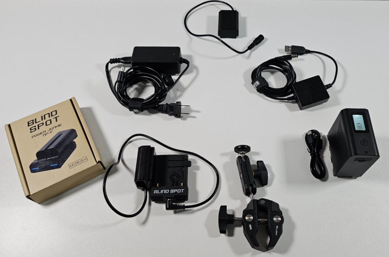Blind Spot Power Junkie NP-F Camera Kit + NP-F980L Battery Ulanzi Super Clamp
