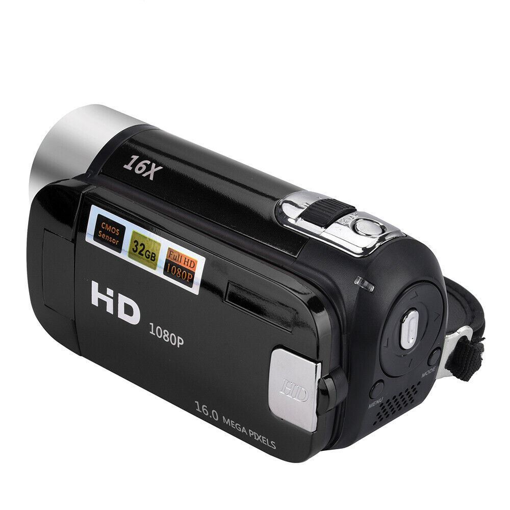 1080P HD Camcorder Digital Video Camera TFT LCD 24MP 16X Zoom DV AV Night Vision