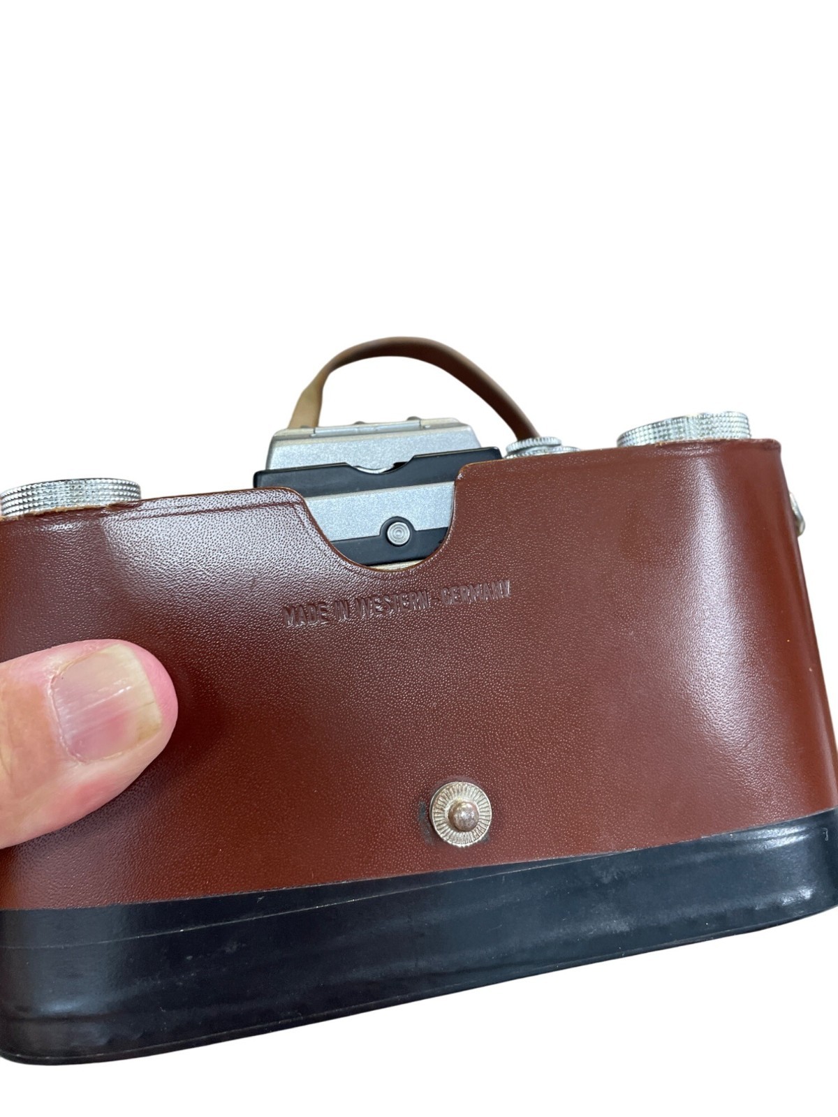 Praktica FX3 35mm Vintagec collectible Film Camera With Leather Case Strap SKU 8