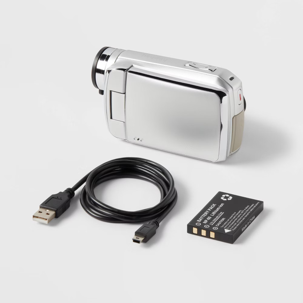 8MP Camcorder – heyday Silver