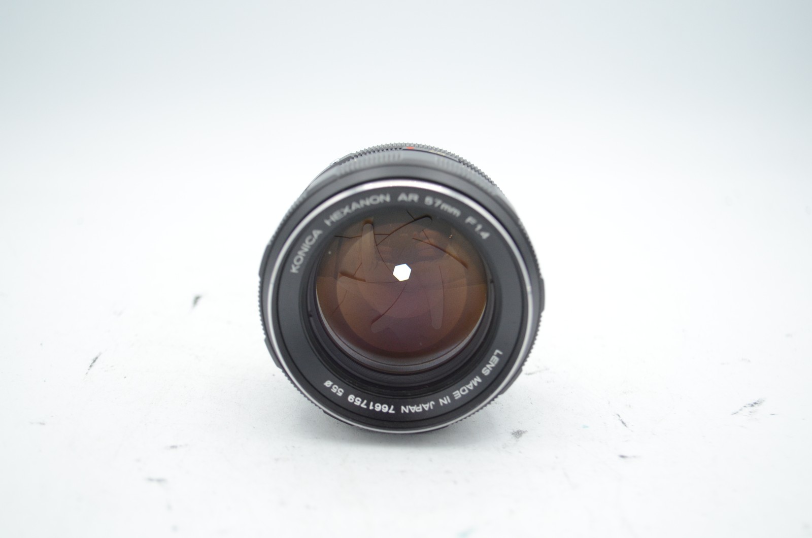 Konica 57mm f/1.4 Hexanon EE AR Mount Manual Focus Lens, without Caps
