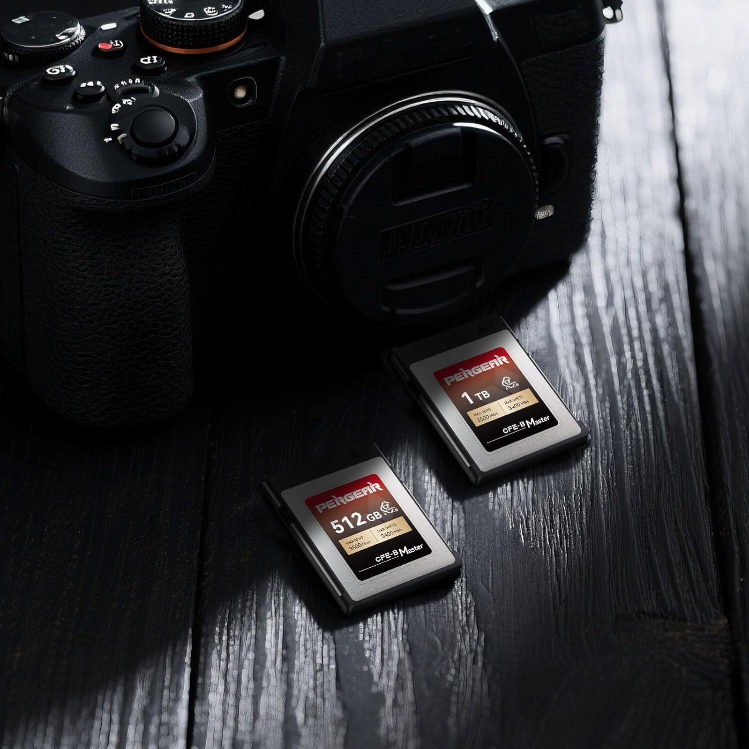 US Stock PERGEAR 512GB Cfexpress 4.0 Type B Memory Card(Master)8k RAW Recording