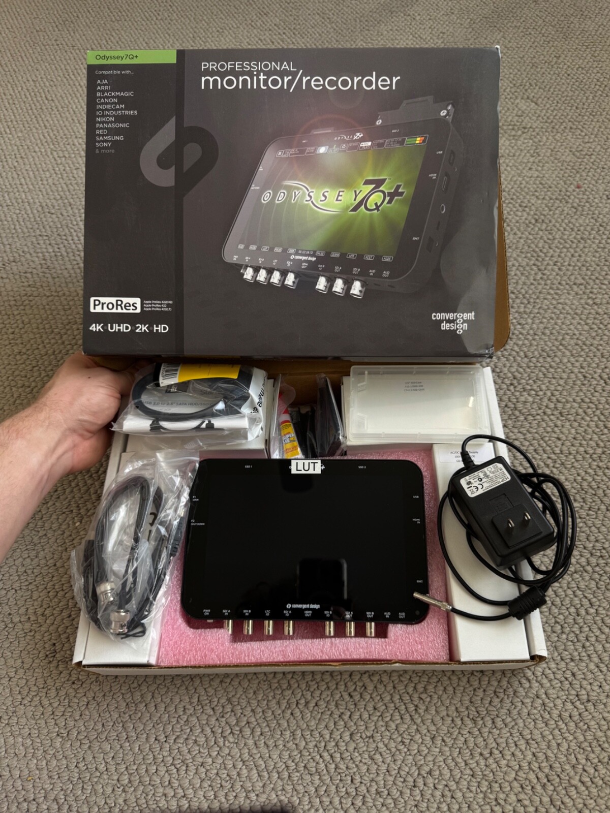 Convergent Design Odyssey 7Q+ OLED Monitor & 4K Recorder