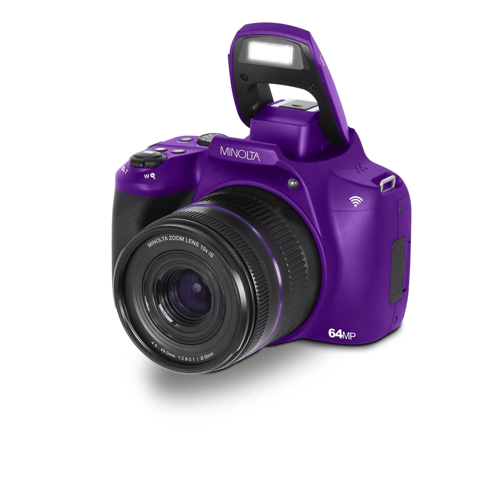 Minolta 64 Mega Pixels Digital Camera with 10x Optical Zoom,4K Ultra
