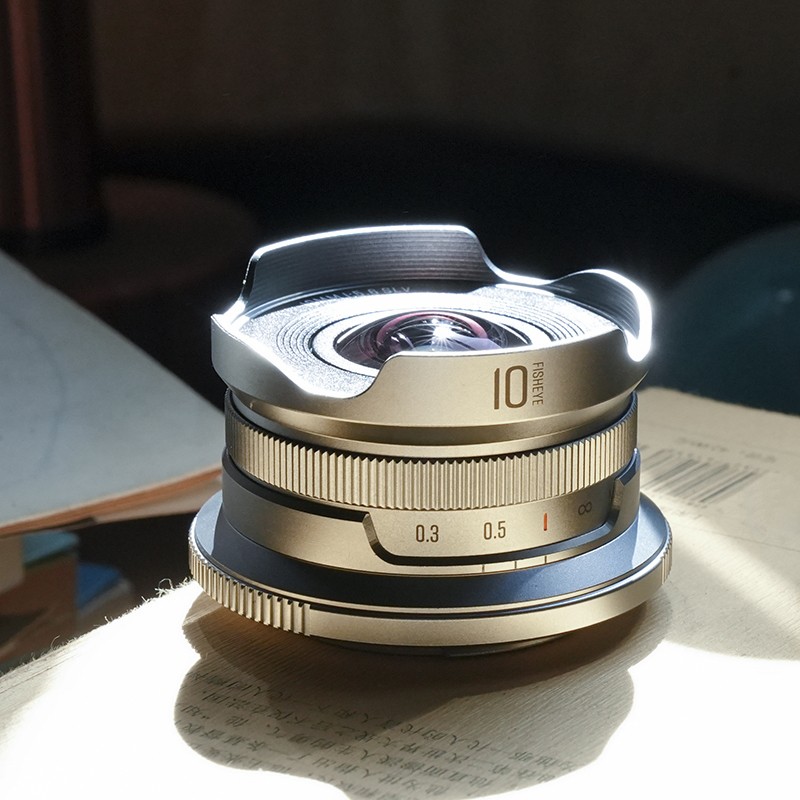 Brightin Star 10mm F5.6 Ⅱ Wide Angle Fisheye Lens for Sony Nikon Canon Fuji M43