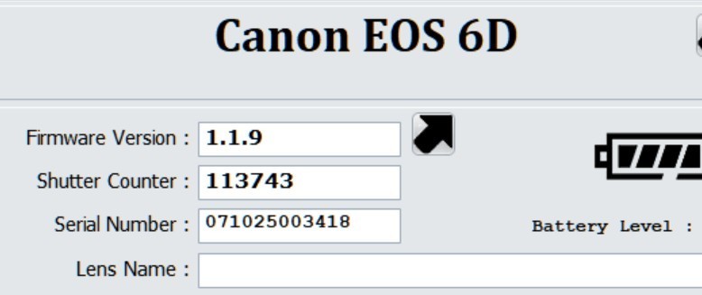 Near Mint Canon EOS 6D 20.2 MP Digital SLR Camera Body Only w/ Charger