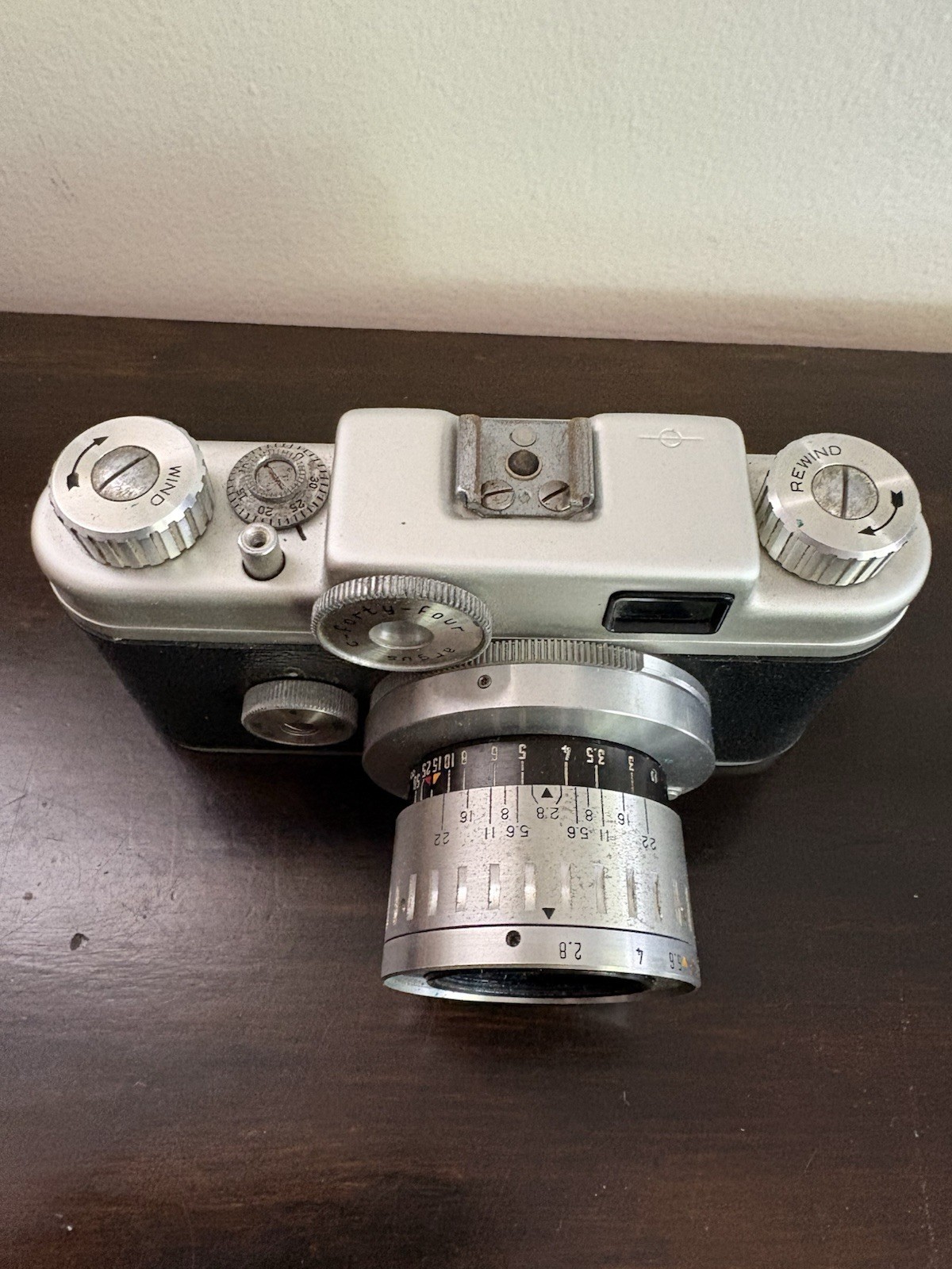 Argus C 44 Forty Four 35mm Film Rangefinder Camera 50mm Lens & Case UNTESTED