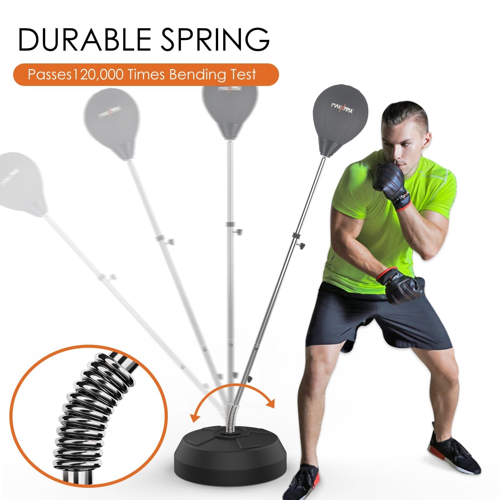 Speed-Adjustable Freestanding Reflex Bag Kit 8 Pounds