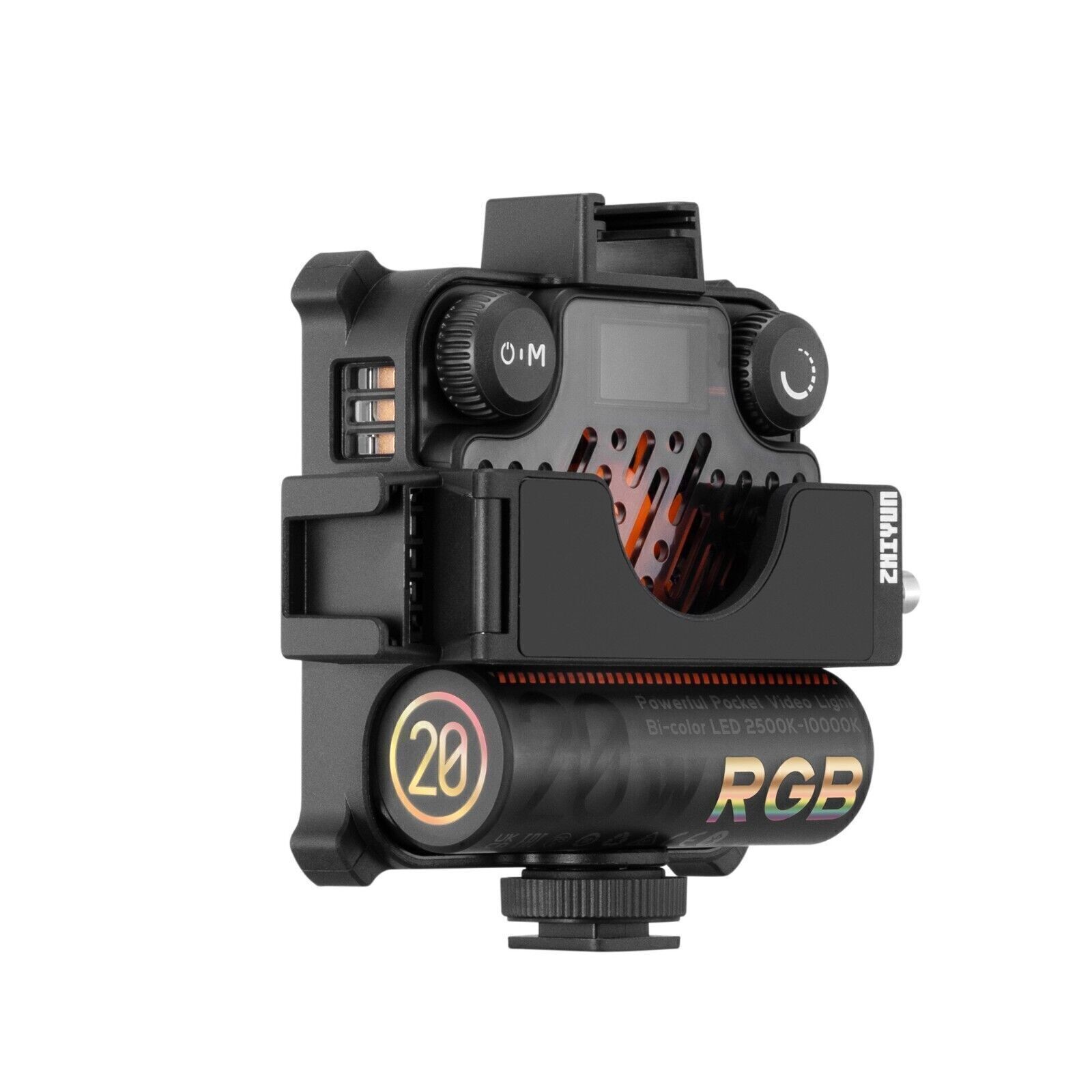 ZHIYUN FIVERAY M20C Combo 20W RGB Video Light On-Camera Fill Light 2500K-10000K