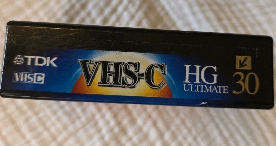 TDK VHS-C TC-30 HG Ultimate Video Camcorder Cassette Tape