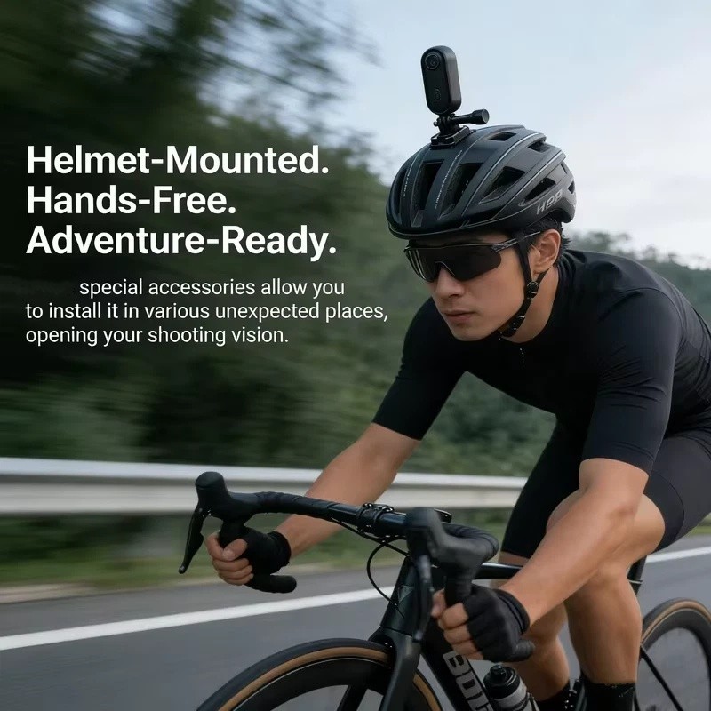 1080P HD Action Camera Motorcycle Helmet Wearable Body Cam for Video Recording