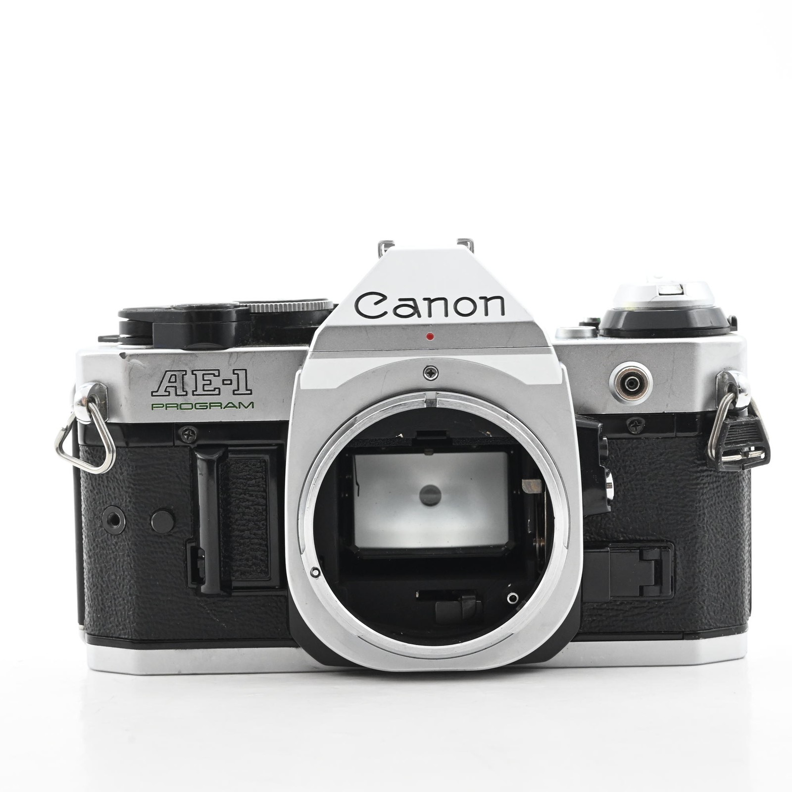 Canon AE-1 Program SLR Film Camera Body AE1 Program Chrome *Read #147