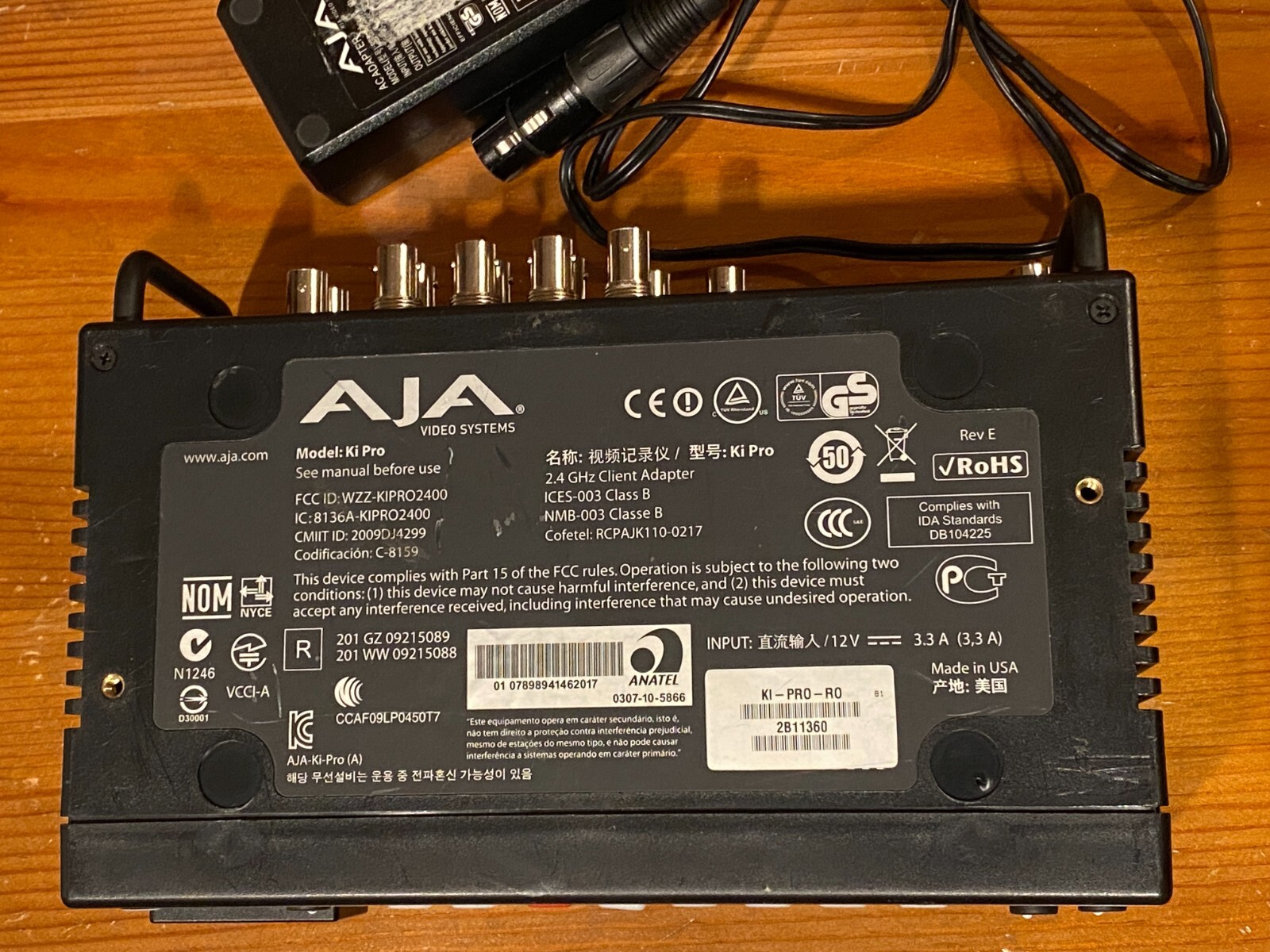 AJA Ki Pro Field HDMI SDI Video Recorder HD ProRes 4:2:2 (No Kistor Media Drive)