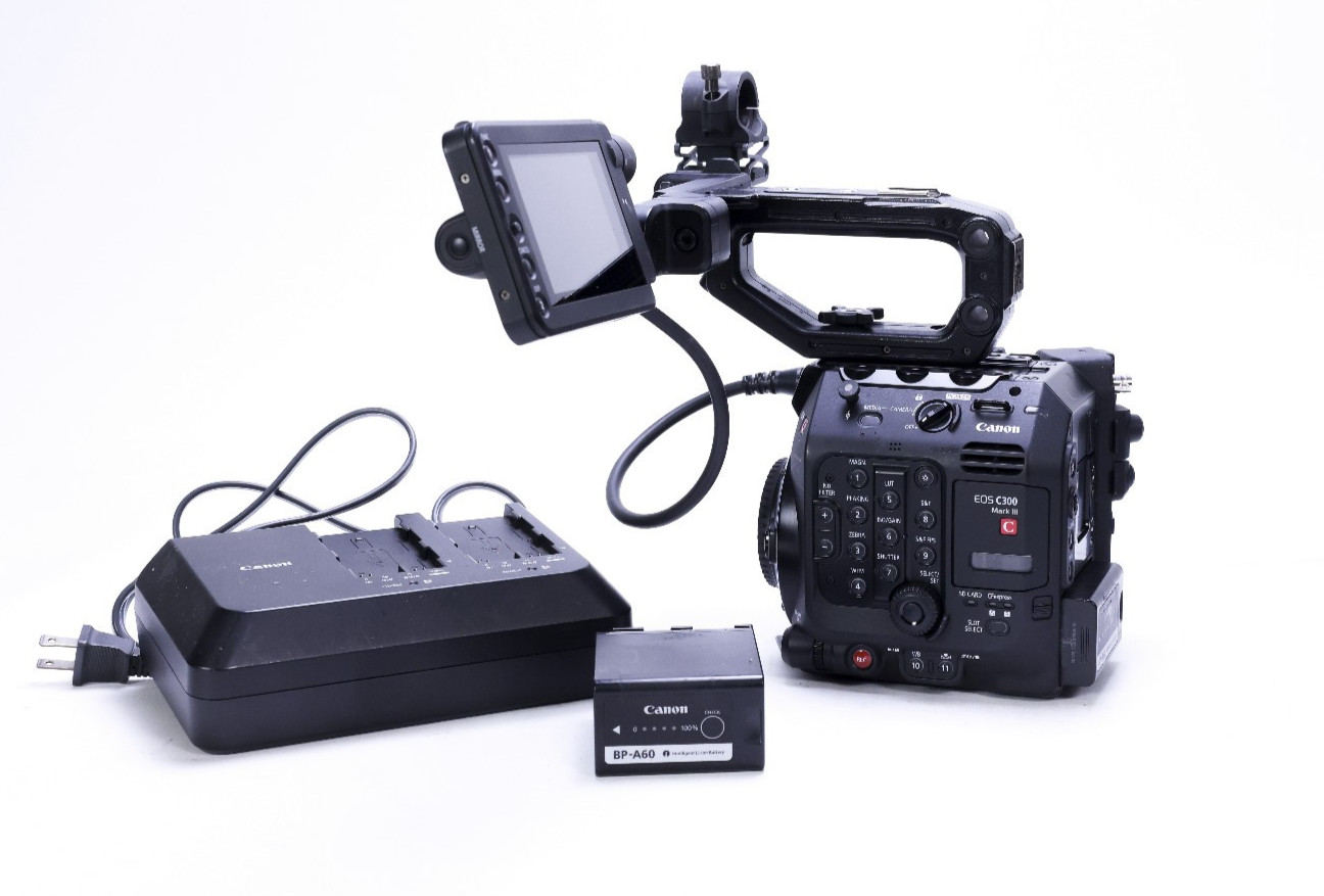 Canon C300 Mark III Cinema Camera EF w/ Pelican Case