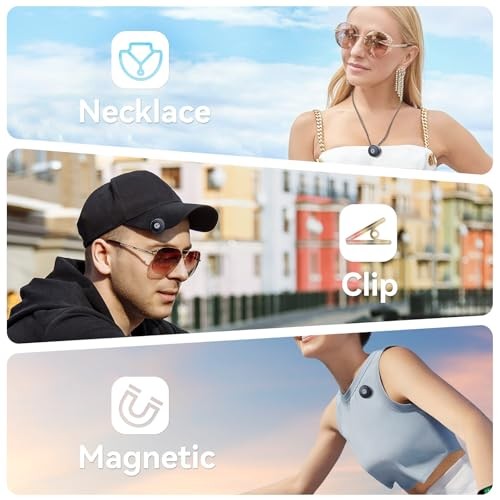 Wireless Lavalier Microphone for 2TX+2RX(USB Type-C & Lightning) Sapphire Blue