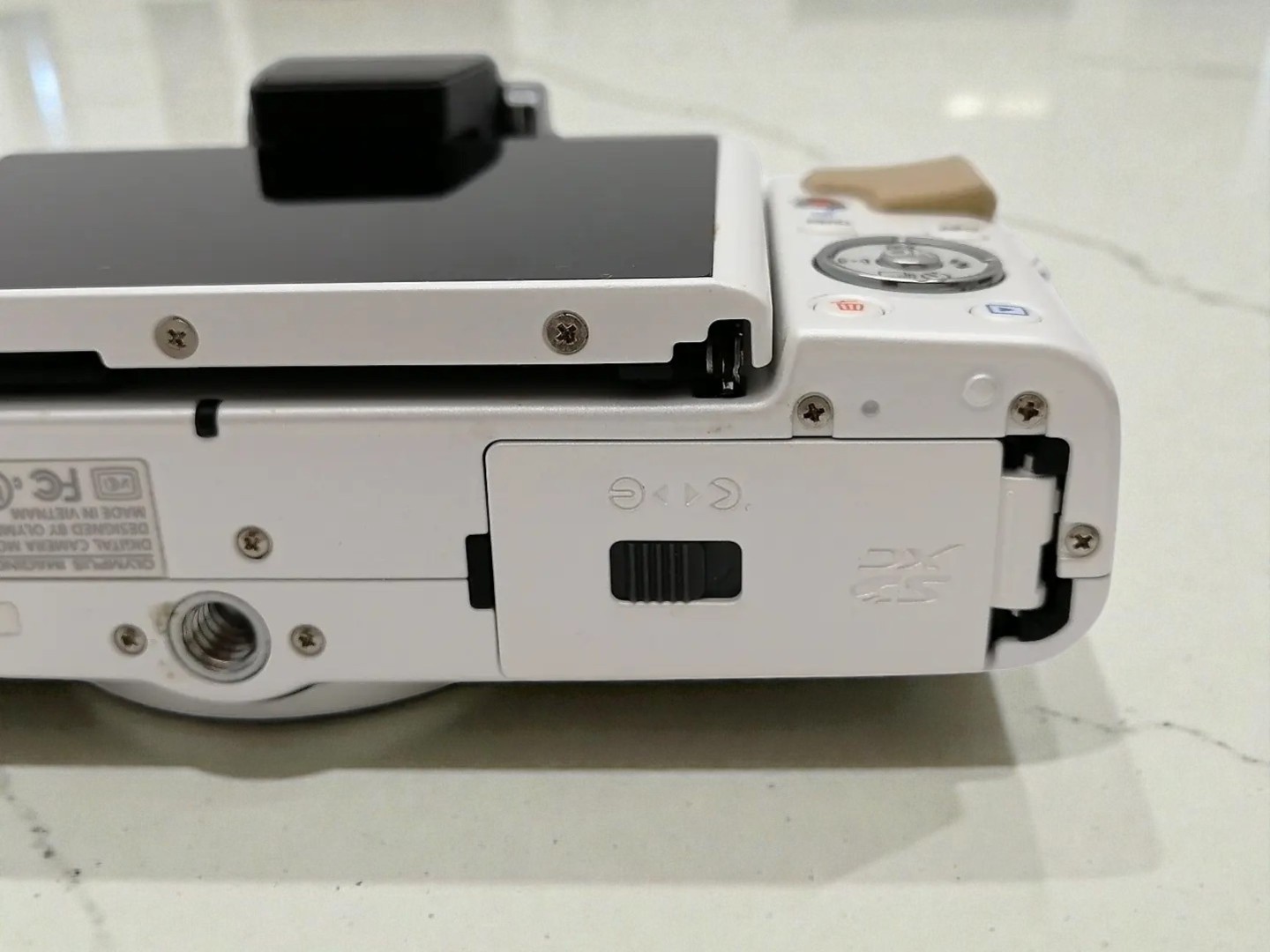 OLYMPUS PEN Lite E-PL7 Micro Four Thirds Mirrorless Body White Working Used JP