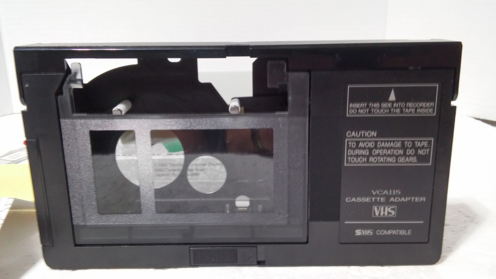 RCA VCA115 Universal VHS-C Cassette Adapter-VCR Vintage Camcorder