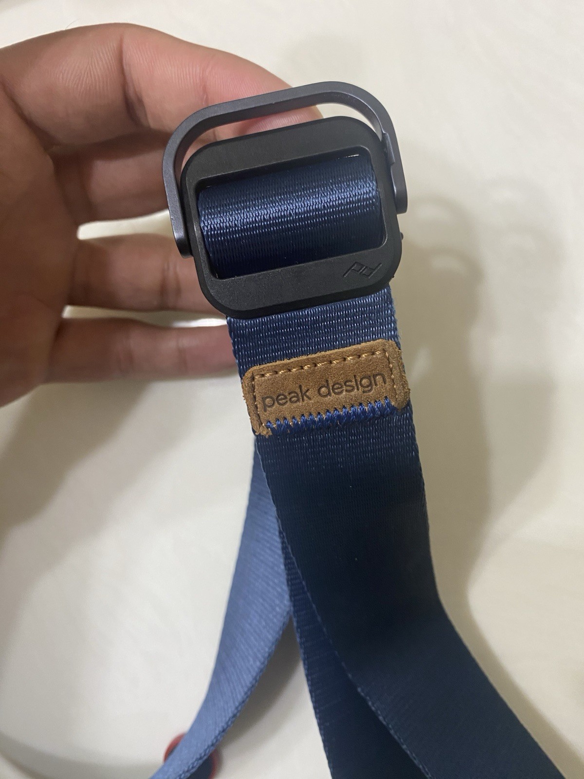 Peak Design Slide Lite Camera Strap Blue and 2 Anchors