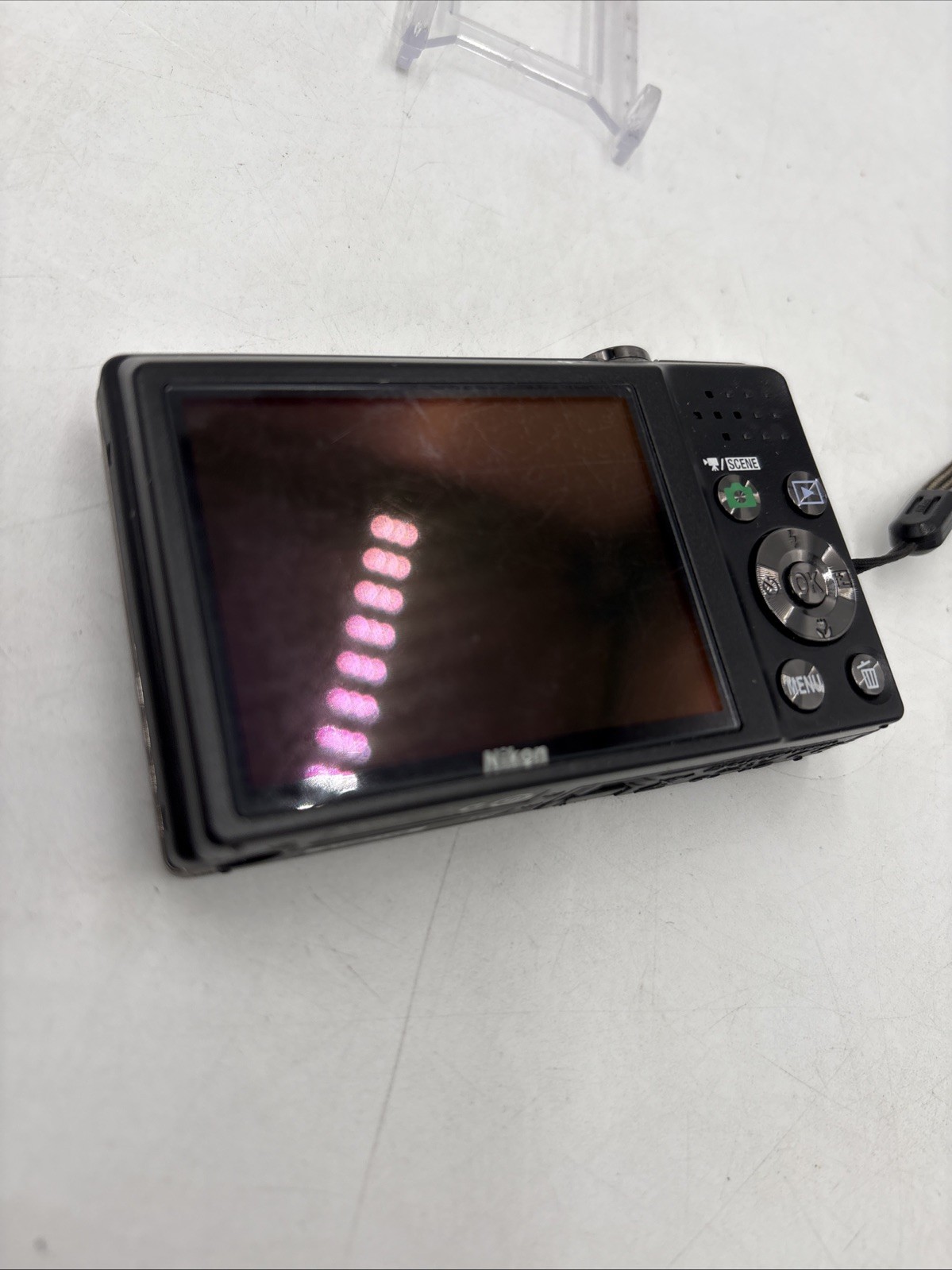 Nikon Coolpix S570 12 MP Digital Camera -Charger SD Card Battery Case Tested