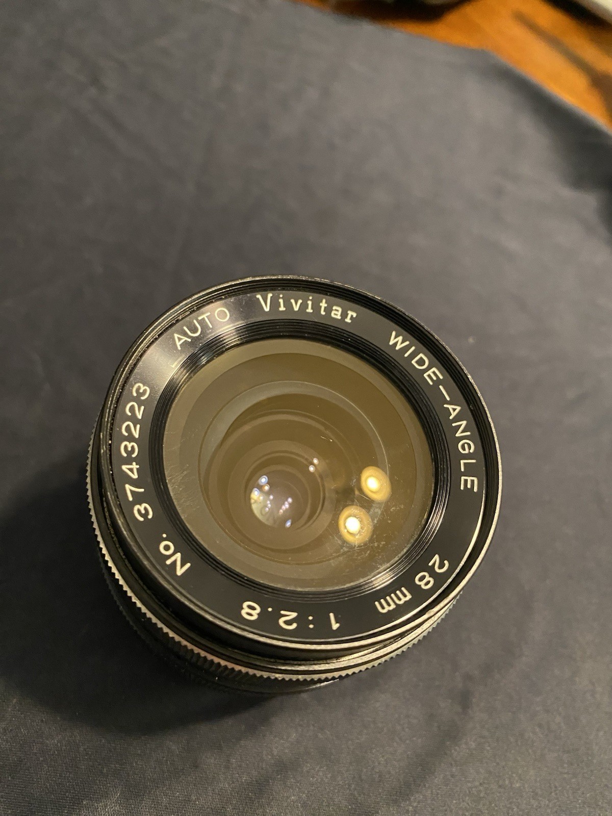Vivitar 28mm f/2.8 Auto Wide Angle Manual Lens M42 – Scratch & Fungus