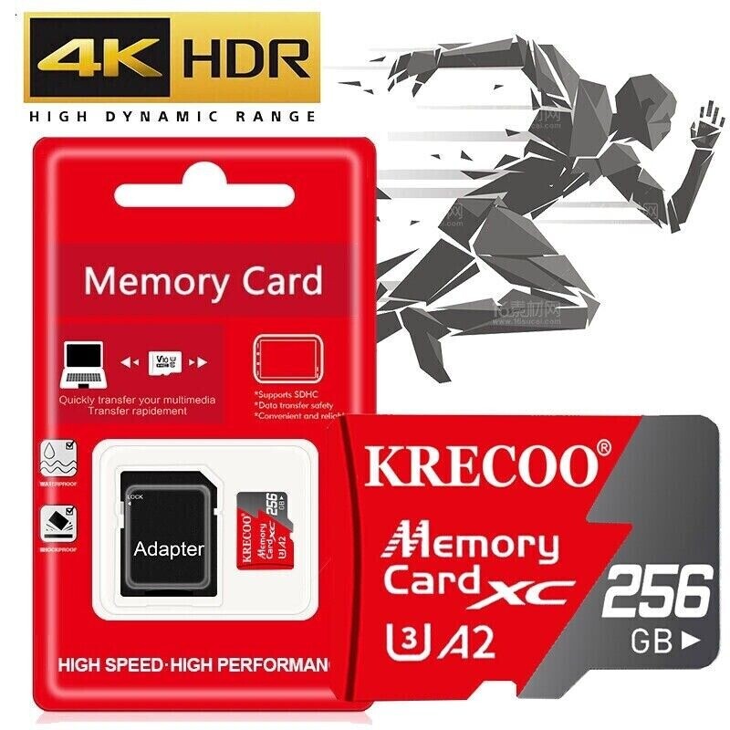 Universal Ultra Micro SD Card 1TB 256GB Memory Card 4K Flash TF for Cell Phone