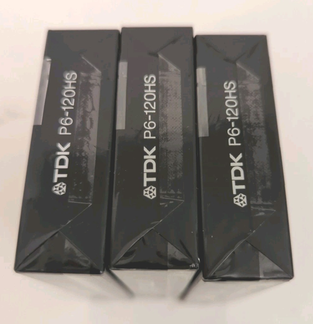 3 TDK 8mm HS 120 MP Superior Hi8 Camcorder Video Blank Tapes 106m – New Sealed