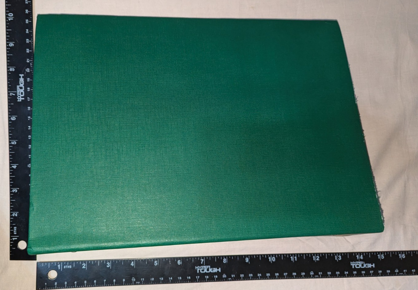 Green Gold Trim Cardboard Photo Album 4×6 Pictures 3-Ring Binder Style No. RST-6