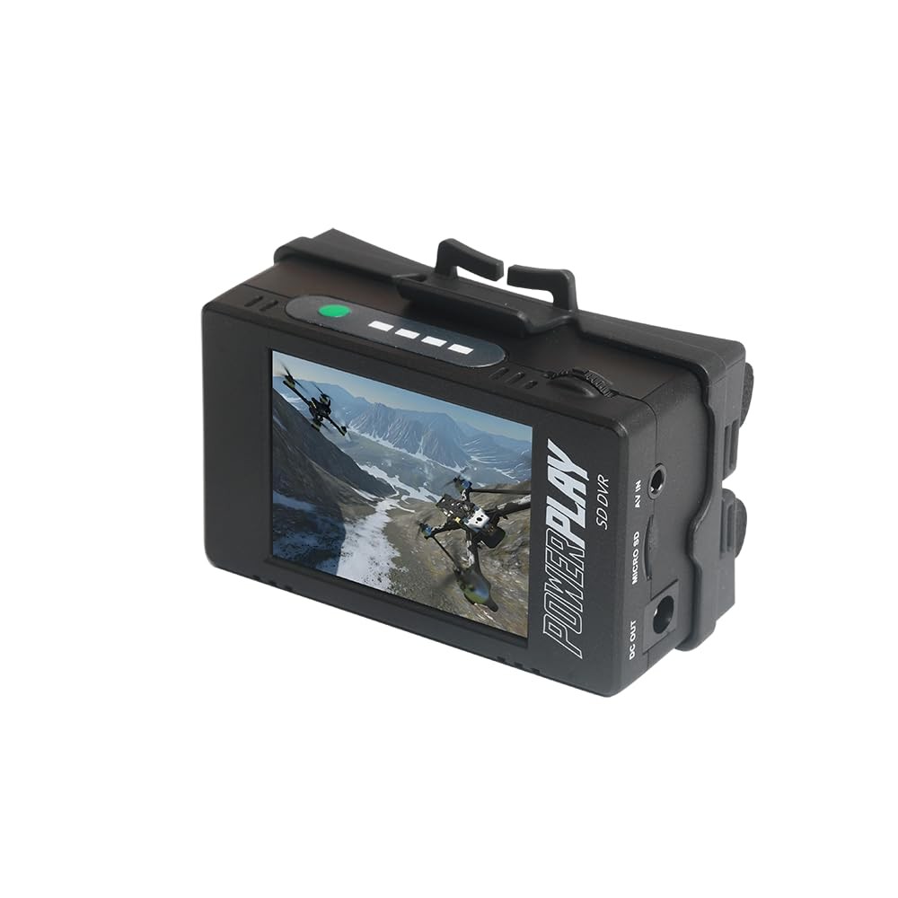 RunCam 2025 Immersion RC PowerPlay Camera Monitor DVR LCD 60fps Tapeless