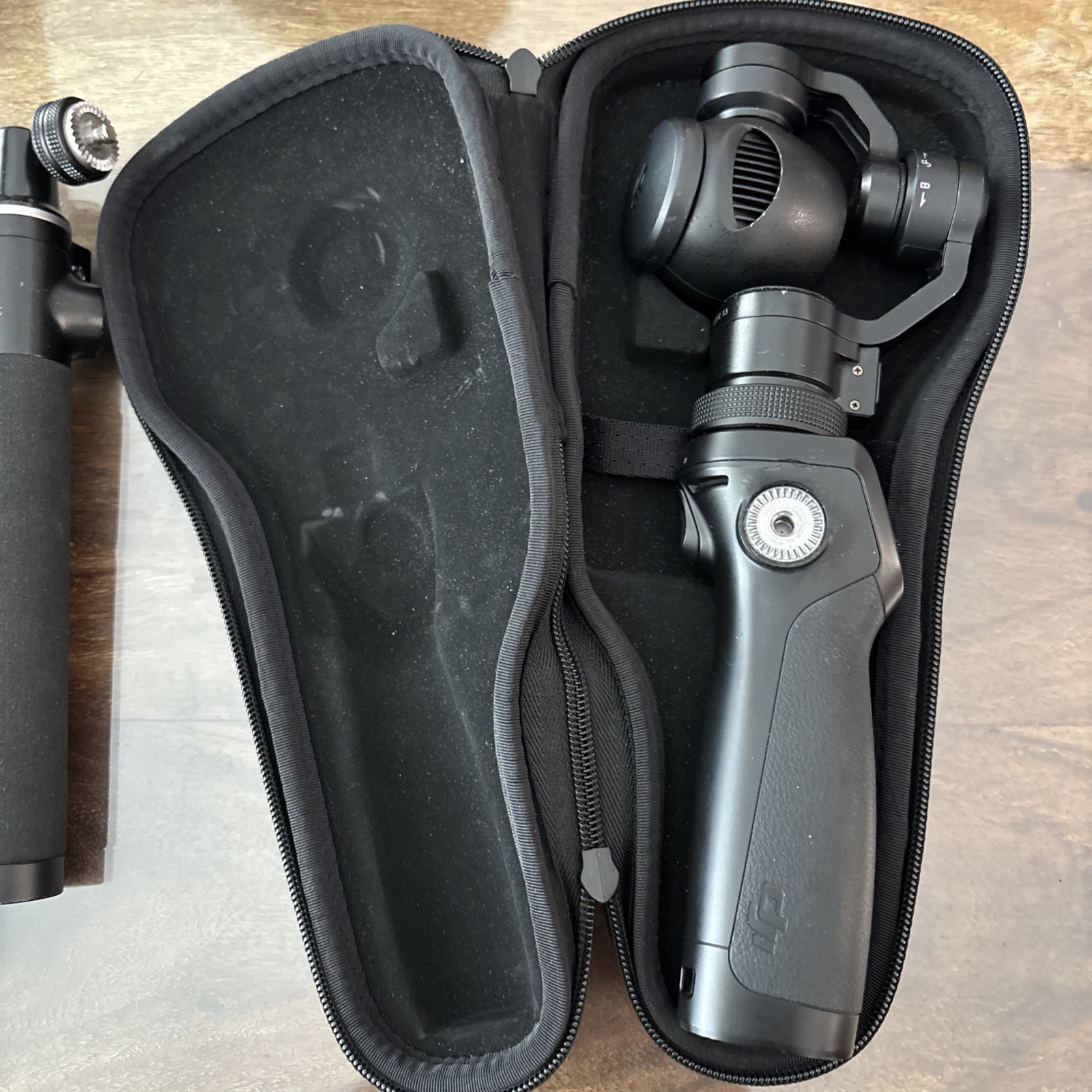 DJI Osmo+ Handheld Gimbal with accessories and 4 batteries
