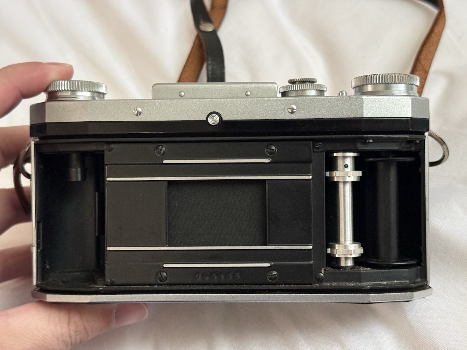 KW Praktica Early Model 35mm Film Camera Body Only Tested Working Ugly Condition