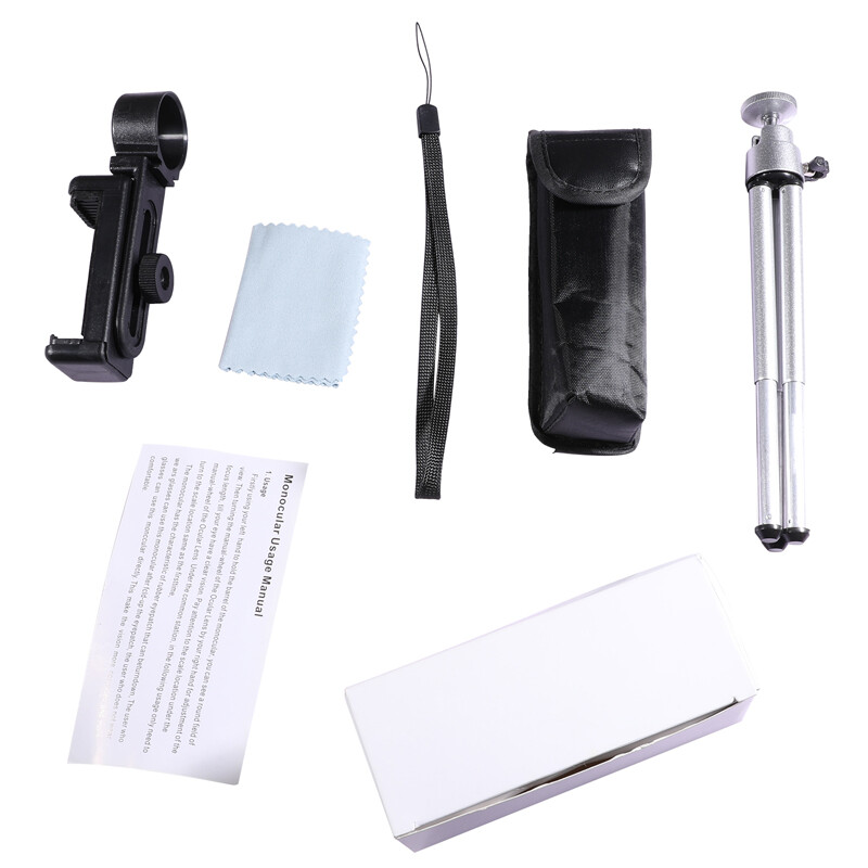 Day/Night Military 10-300X40mm Zoom HD Monocular Phone Telescope w/Tripod + Clip