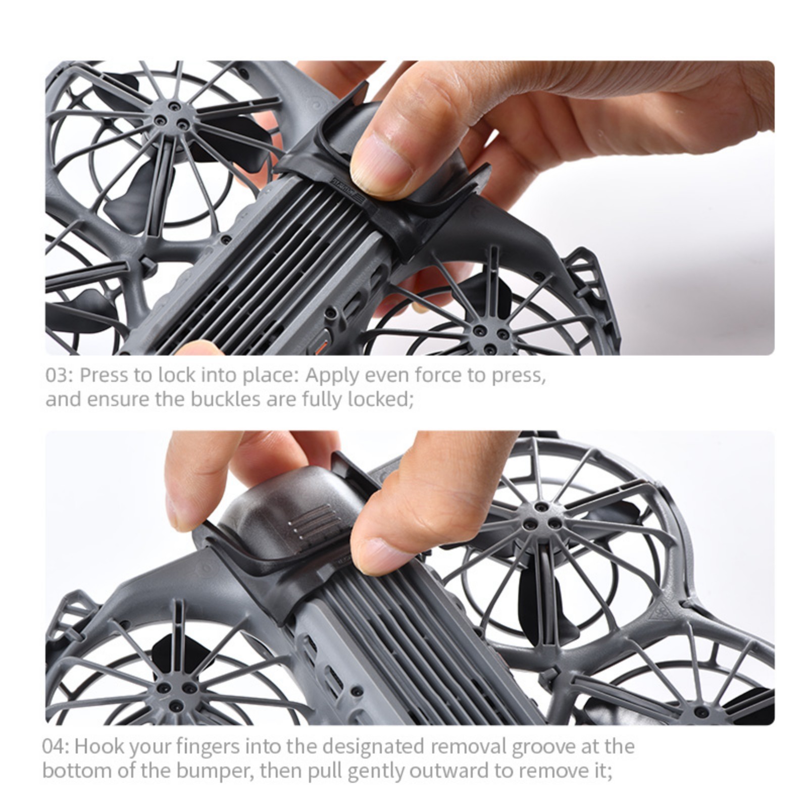 Quick Release Gimbal Bumper for DJI NEO2 Anti-Collision Protection