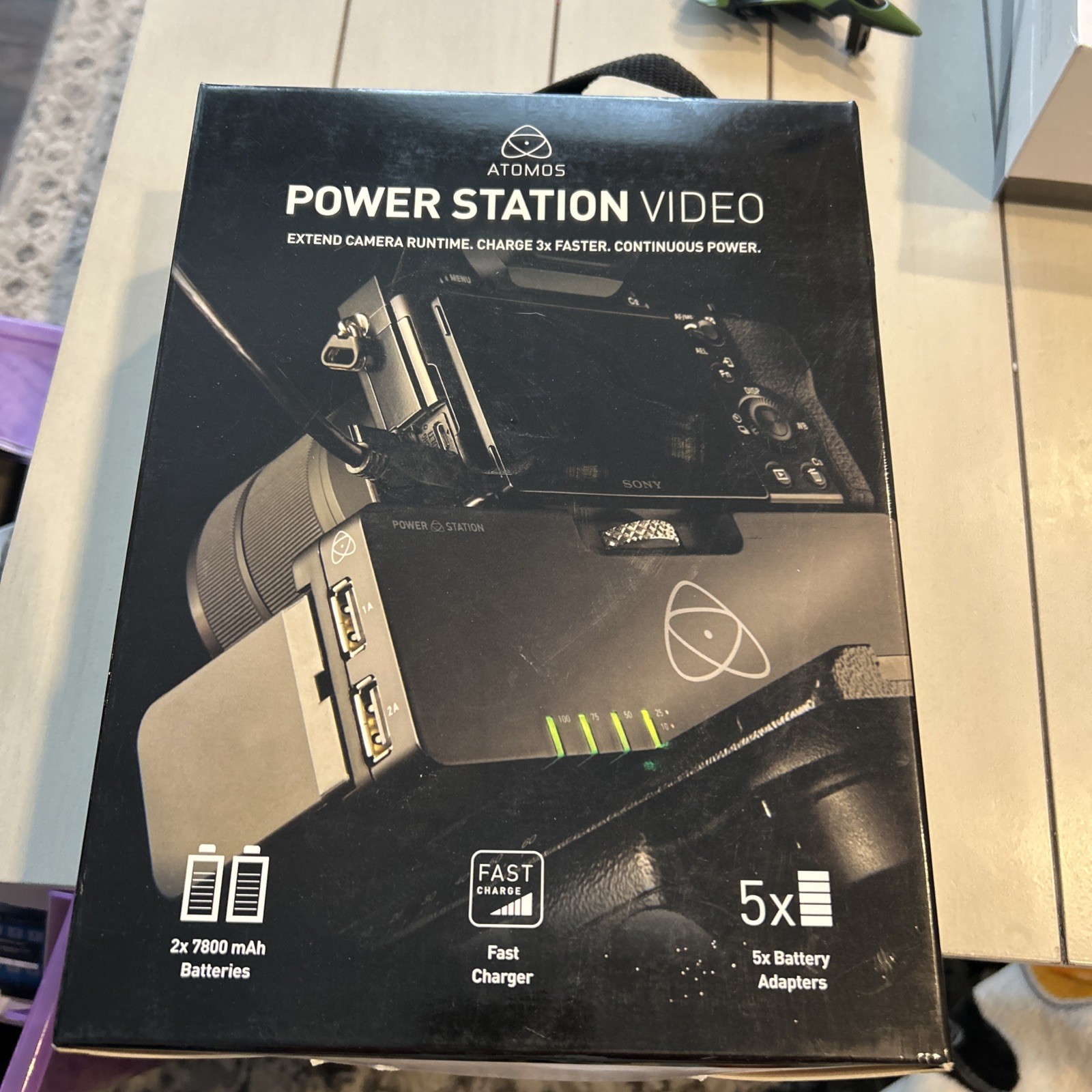 New In Box Atomos Power Station Video Power Supply