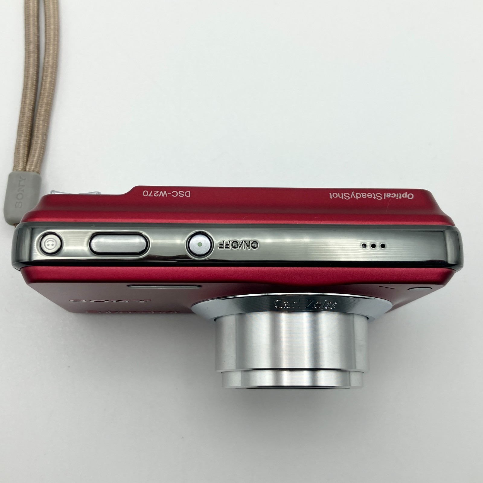 Sony Cyber-shot DSC-W270 Red 12.1MP Digital Compact Camera